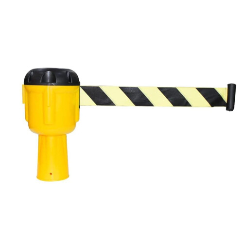 Retractable Traffic Cone Belt 10m with  Visibility Stripe and Quick Setup for Pedestrian Control 1