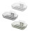 Soap Box Holder For Bathroom And Kitchen Sink Case Wall-Clear 2
