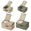 Boîte de rangement pliable à plusieurs compartiments,-M Gris 2