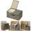 Breathable Foldable Storage Box For Seasonal Clothes-M Gray 3