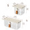 Mit Klebstoff unter dem Tisch montierte Organizer,-S 4
