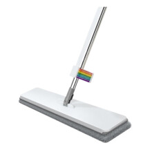 Microfiber Floor Mop with Dual Cleaning Mode, SelfSqueeze Wet and Dry Mop for Home and Office