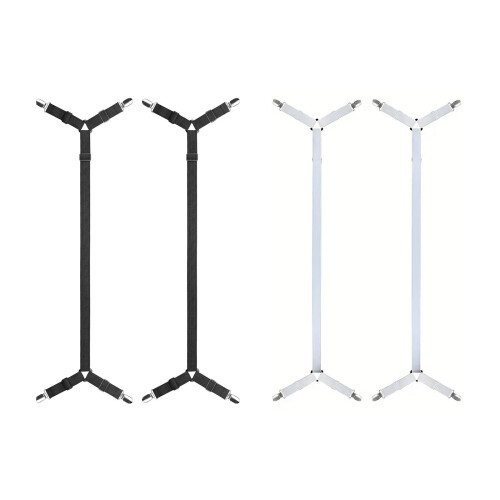 2 Pack Fabric Sheet Metal Clamps Secures Fit-2 4 clips white 1