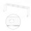 Ensemble de 2 supports de stockage de vin en acrylique modernes 4