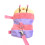 Small Pet Vests Harness Leash Ferrets Harness and Leash-Purple 5