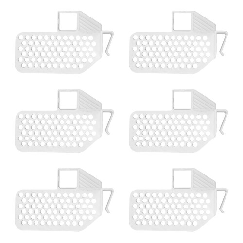 Multipurpose Kitchen Storage Shelf Sturdy Plastic-White