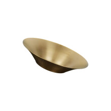 Rustproof Metal Circular Fruit Serving Tray For Home And-gold S