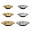 Rustproof Metal Circular Fruit Serving Tray For Home And-gold S 2