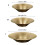 Rustproof Metal Circular Fruit Serving Tray For Home And-gold S 4