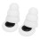 3-Layer Silicone Earplugs Sleep Travel White/Black 1