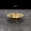 Rustproof Metal Circular Fruit Serving Tray For Home And-gold S 6