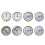 2.56" Round Quartzs Clock Insert-Arabian gold Style2 2