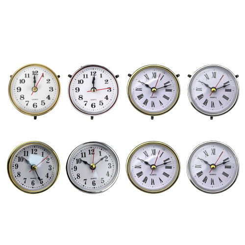 Mini Quartzs Clock Insert (65mm) 2.56Inch-Arabian gold Style1 1