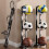 Foldable Basketball Holder Practical Iron Frame Easy 3
