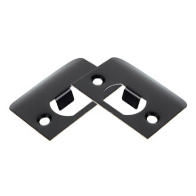 2pcs Heavy Duty Stainless Steel Door Strike Plate for Enhanced Door Security and Easy Installation