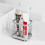 Rust Resistant Adhesive Toothbrush Holder Rack Wall-Black S 3