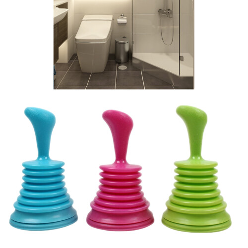 Ergonomic Sink Drain Squeeze Cleaner Clog Remover For-green 2