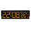 Digital Alarm Clock for Bedroom Desk Clock-5519 Black Shell Ora 1