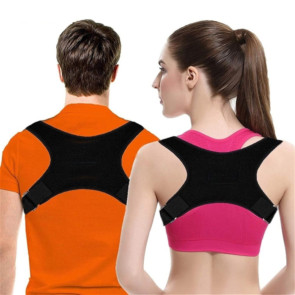 Adjustable Posture Corrector and Back Brace for Men and Women â Breathable Shoulder and Clavicle Support, One Size