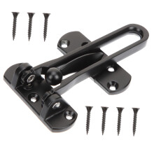 Heavy Duty Door Lock Latch Black for Front Door Security, Weather Resistant Double Layer Protection