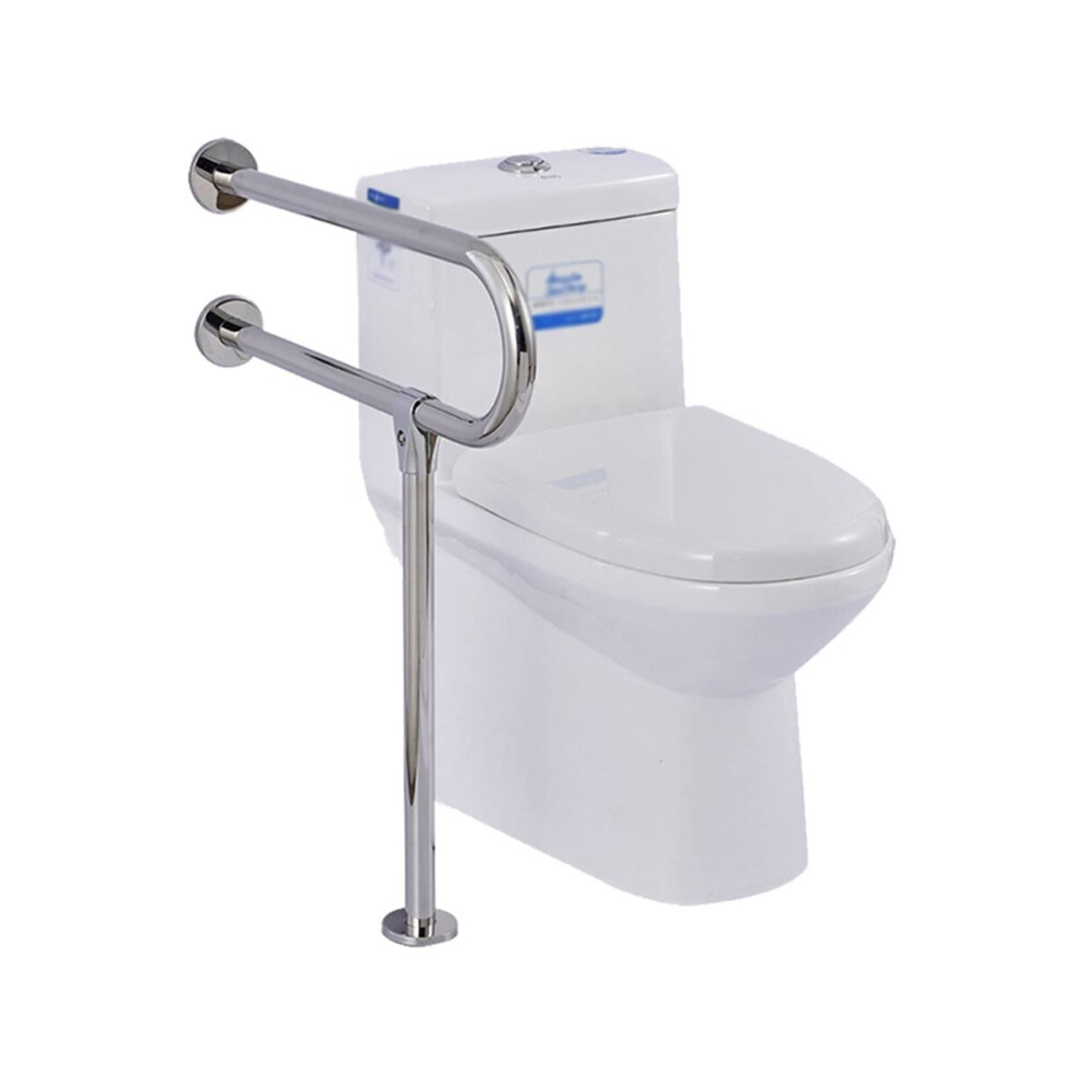 Bathroom Grab Bars with Adjustable TShaped Chuck, Stainless Steel Toilet Safety Rail for Seniors