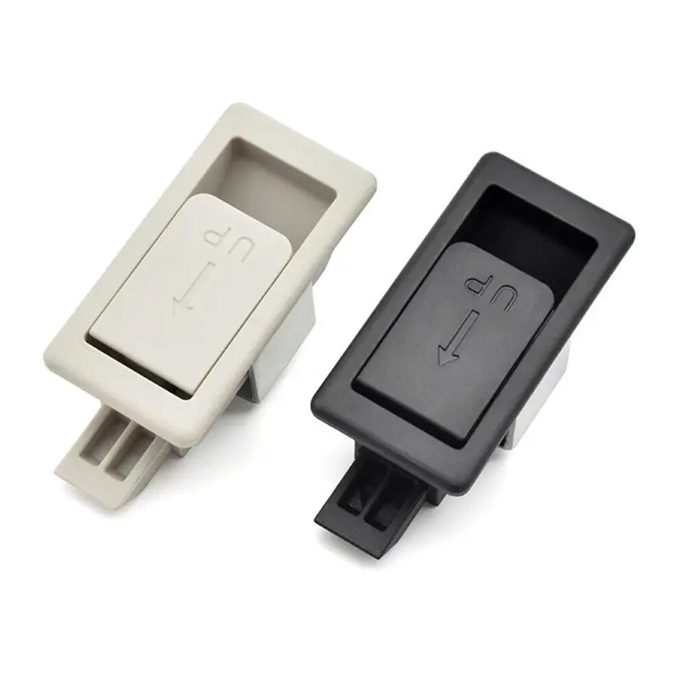 Xk111 Keyless Cabinet Latch Lock With Black Plastic Flush Inline Design For Industrial Electric Panels 9073542021933
