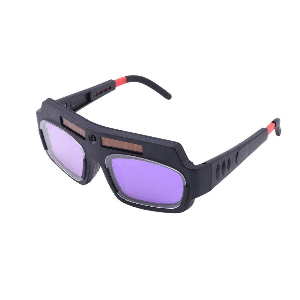Solar Powered Auto Darkening Welding Goggles With Uv Protection Antishock Lens For Arc Mig Welder 9351714501071