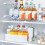 Clear Rotating Refrigerator Organizers With Removable-Clear 7