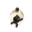 Suction Wall Mounted Hook Kitchen Outlet Cord-Retro black 1