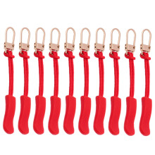 Metal Zippers Pull Replacement Easy Installion Without Tool-Red