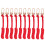 Metal Zippers Pull Replacement Easy Installion Without Tool-Red 1
