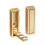4 Pack Gold Foldable Wall Hooks, Heavy Duty Rustproof Coat Hooks Wall Mounted for Small Spaces 1