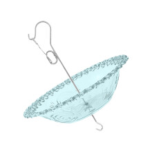 Easy Install Outdoor Stainless Steel Hummingbirds Feeders-Blue