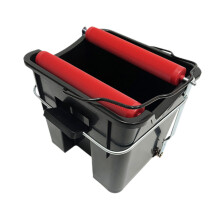14L Foot Pedal Mop Bucket for Home Cleaning, Durable Polypropylene Body, Hands‑ Wringing