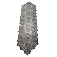 Nappe de table en dentelle noire tissu lavable pour création-UN