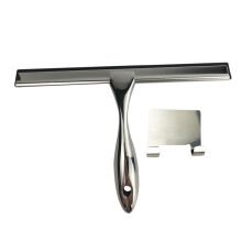 Stainless Steel Window Squeegee with NonSlip Handle for Streak Shower Glass and Car Cleaning