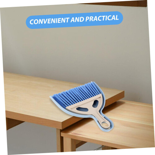 Mini Broom and Dustpan Set for Desk – Compact Desktop Cleaning Brush with Quick Sweep Efficiency 2