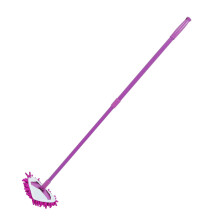 Adjustable Microfiber Floor Mop with Flexible Telescopic Handle for Hardwood and Tile Cleaning