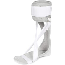 Adjustable Ankle Foot Orthosis Brace for Foot Drop Recovery with Breathable Fabric, Left Size S