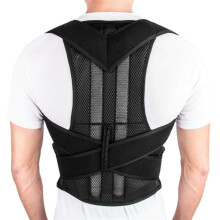 Adjustable Back Posture Corrector and Lumbar Support Belt for Men and Women, Breathable Brace for Lower Back Pain Relief