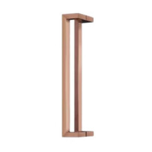 800mm Bronze Shower Door Handle Pair, RustResistant Stainless Steel Glass Door Pull with Concealed Screw Installation