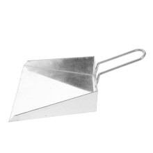 Heavy Duty Stainless Steel Dustpan with Ergonomic Handle, Spill‑Proof Edge, Compact Size for Kitchen, Office and Home