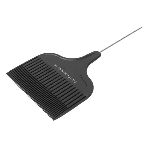 Professional Hair Dyeing Comb, Steel Needle, Black 2