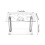 2Pieces Stackable Serving Stands for Ice Cream Cones Hand-Clear 2