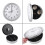 10 Inch Wall Clock Safe with Hidden Storage, Modern Silver Hidden Wall Clock for Home or Office 2