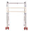Adjustable Walker with Wheels for Elderly, DualPurpose Walking Frame Cane, NonSlip Ergonomic Handle 3