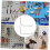 3pcs Heavy Duty White Iron Pegboard Hooks Set for Garage Wall Tool Organization 3