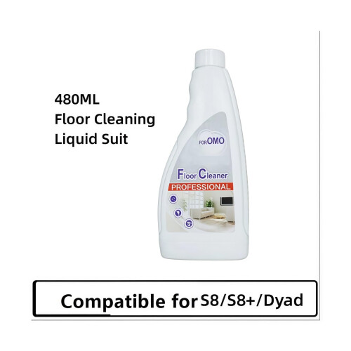 480ml Low Foam Floor Cleaning Solution for Roborock S8 S7 MaxV Ultra, Fast Drying Neutral Formula 1