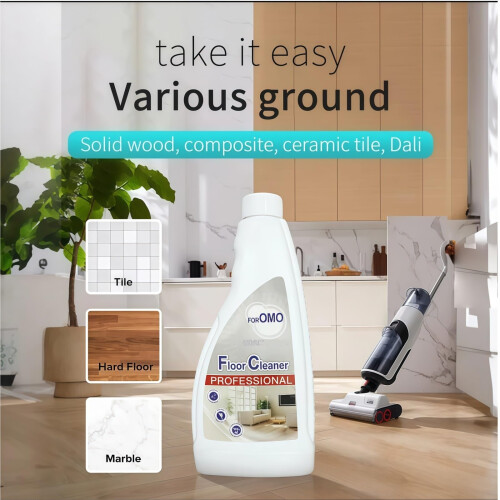 480ml Low Foam Floor Cleaning Solution for Roborock S8 S7 MaxV Ultra, Fast Drying Neutral Formula 2