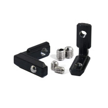 20Pcs T Slot Connector Brackets 2020 Series Aluminum Extrusion Corner Bracket HeavyDuty RustResistant